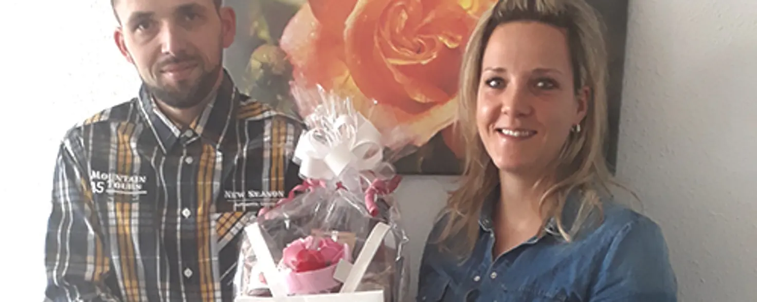 Gluecklicher Gewinner