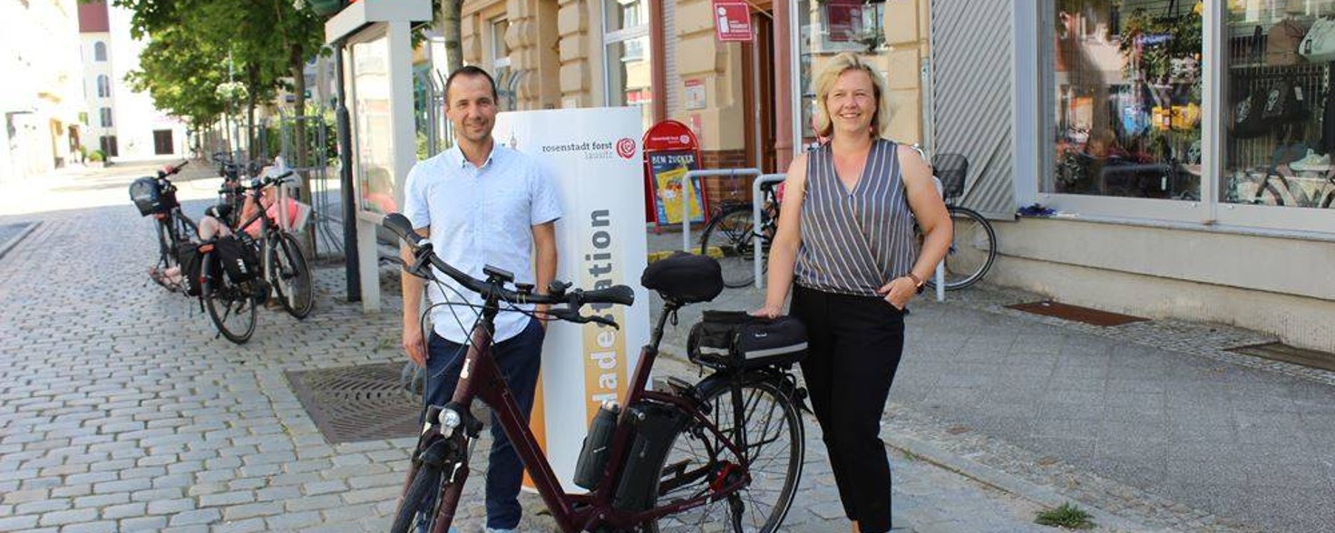 Kostenlose Akkuladestation Elektrofahrraeder